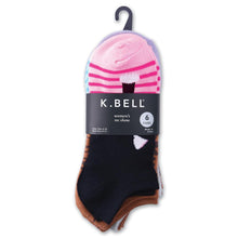 Load image into Gallery viewer, Cat Ankle Socks 6 Pair Pack (Women's)