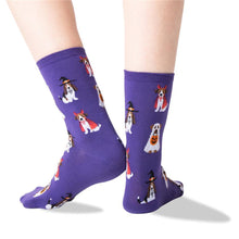 Load image into Gallery viewer, Costume Dogs Halloween Socks (Women's)