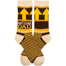 Load image into Gallery viewer, Awesome Dad Socks (Men's)