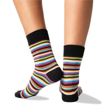 Load image into Gallery viewer, Best Friend Multi Striped Socks (Women's)