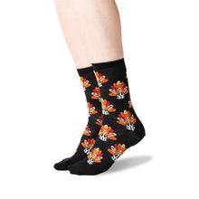 Load image into Gallery viewer, Turkey Dog Thanksgiving Socks (Women's)