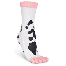 Load image into Gallery viewer, Cow Toe Socks (Women's)