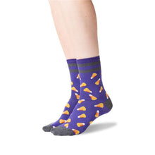 Load image into Gallery viewer, Candy Corn Halloween Socks (Women's)
