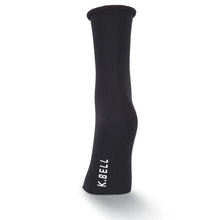 Load image into Gallery viewer, Black Relaxed Top Socks (Women's)

